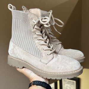 Steve Madden Girls Veeta Boots Dusky Pink Size 3